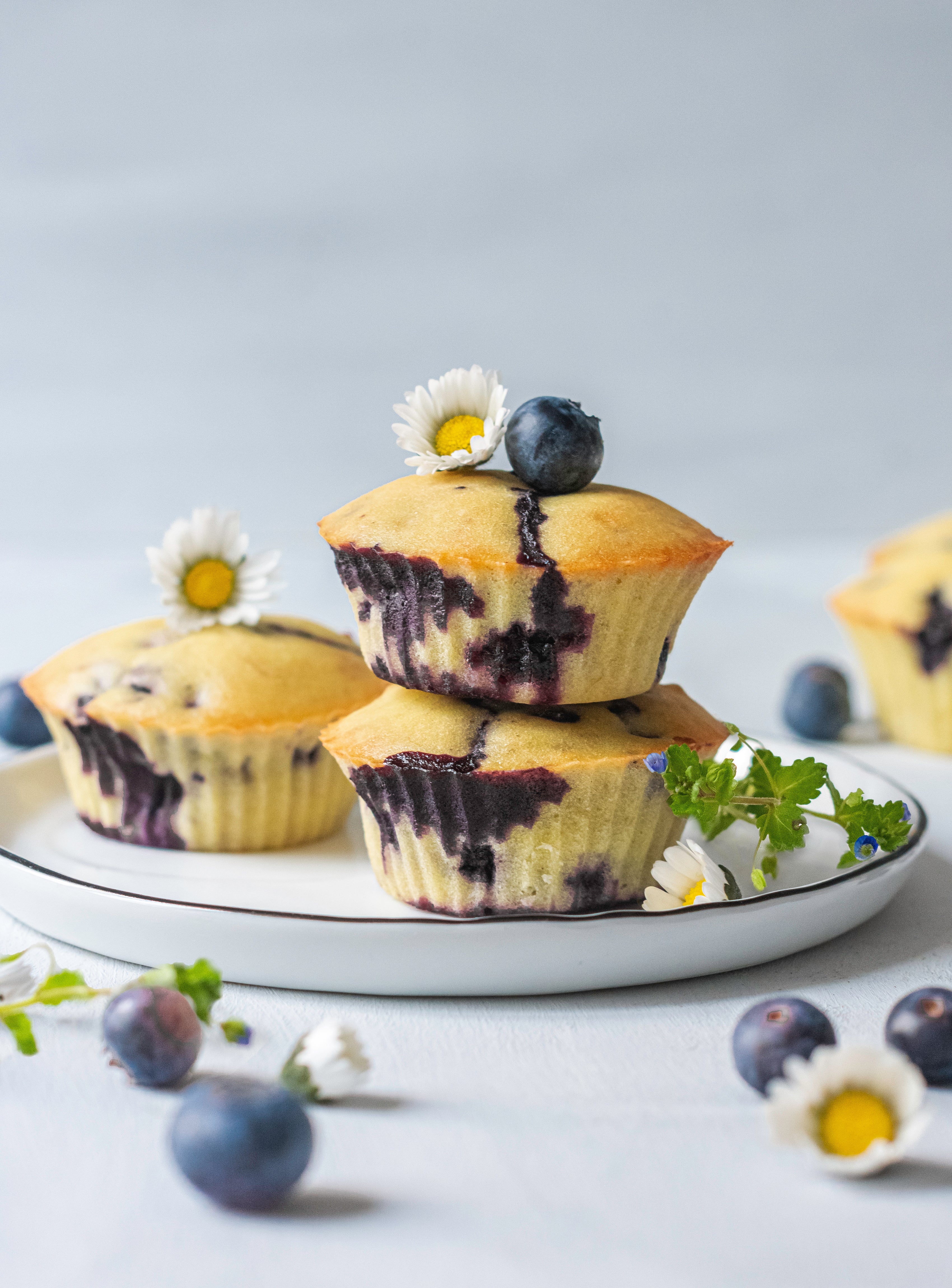 Glutenfreie Schwarzbeermuffins