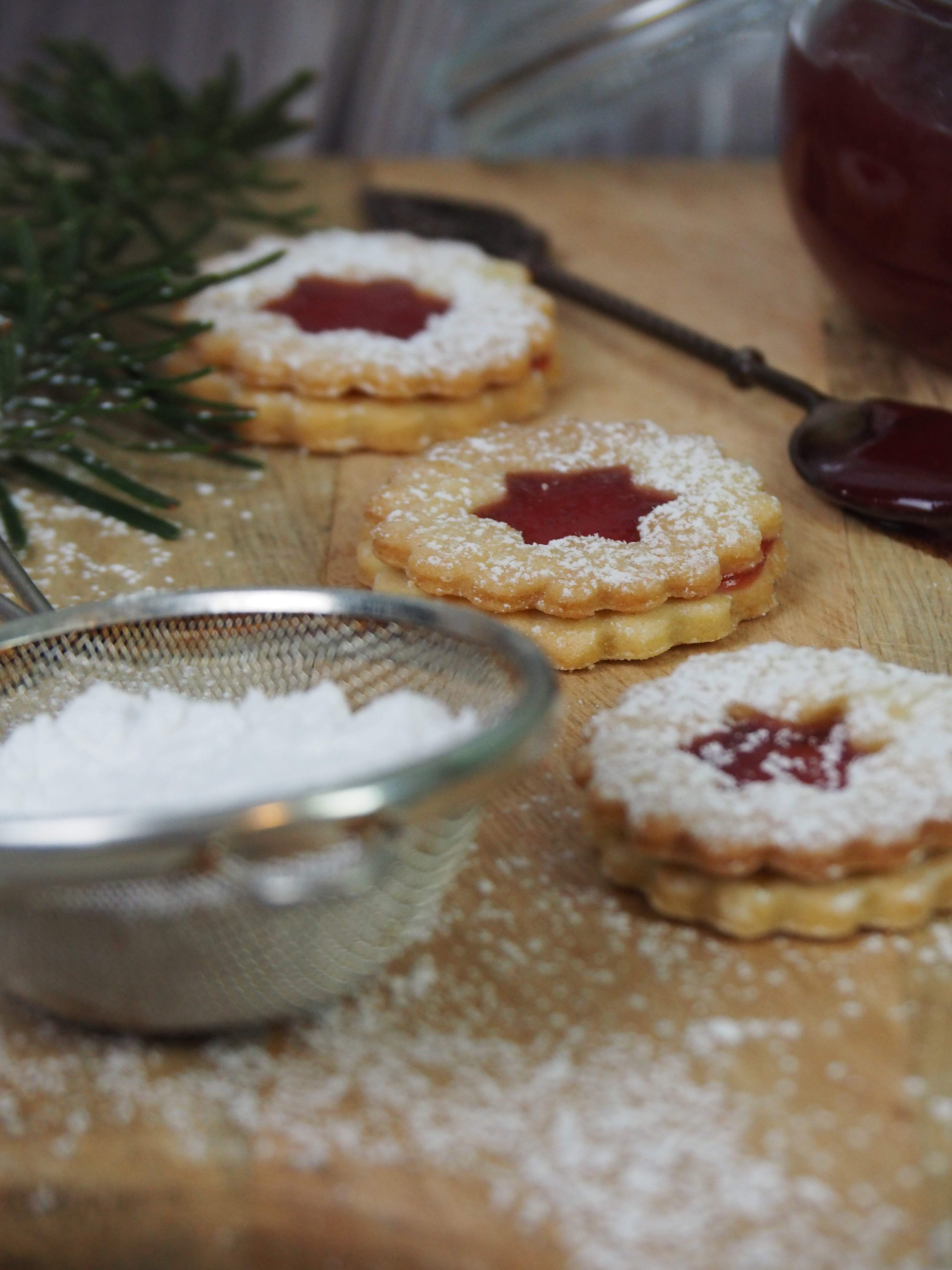 Linzer-Radl mit Hollergelee