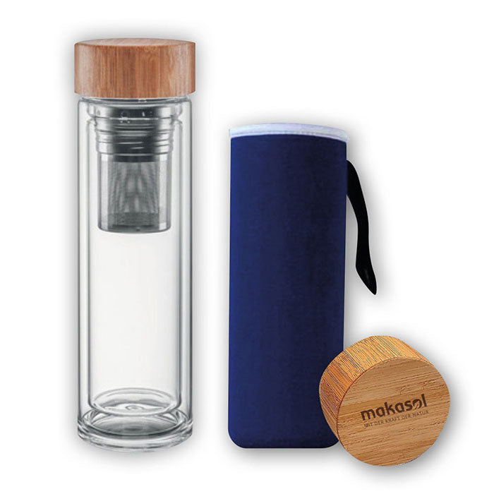 Tea to go Glasflasche